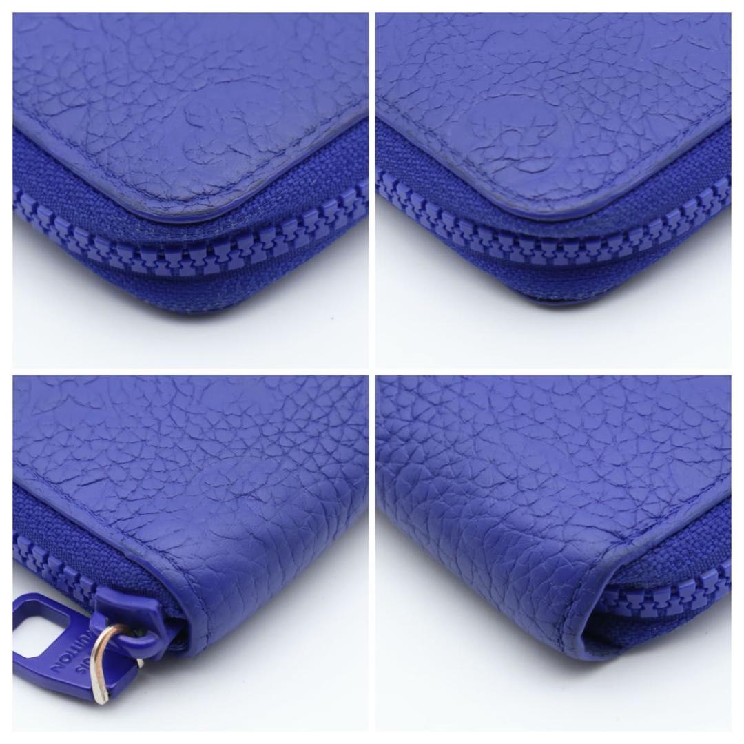 Louis Vuitton Zippy Wallet Vertical Taurillon Blue — view 8
