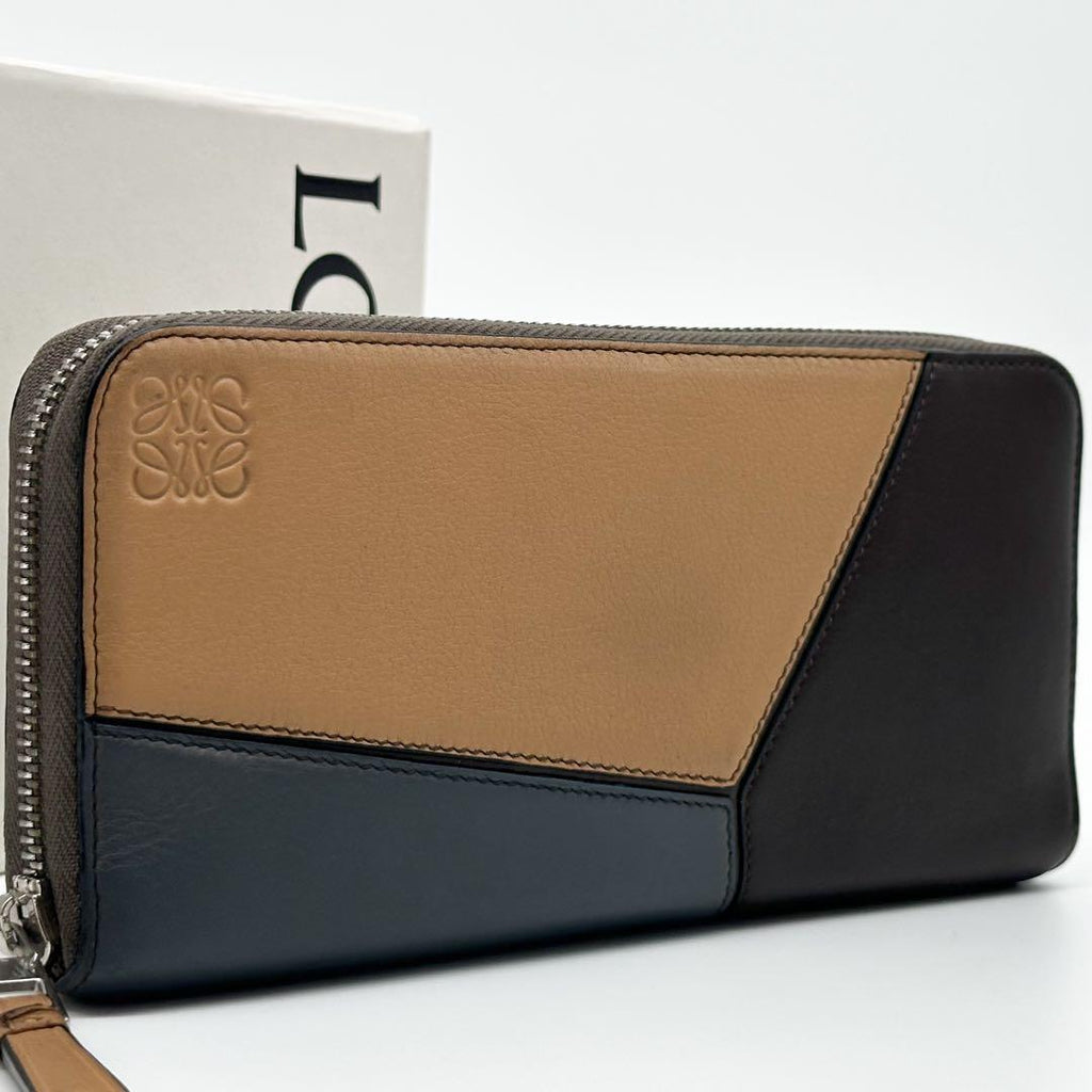 Loewe Puzzle Anagram Zip Around Wallet Leather
