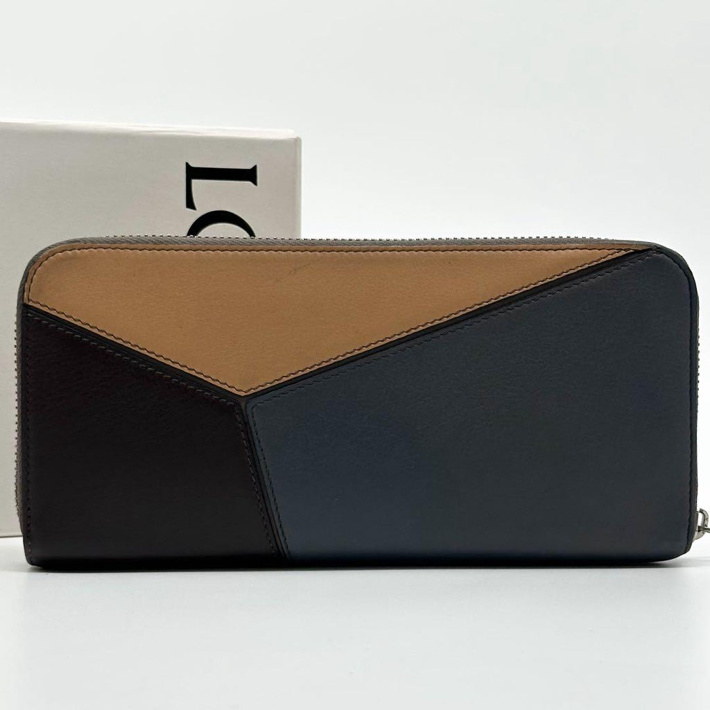 Loewe Puzzle Anagram Zip Around Wallet Leather — view 3