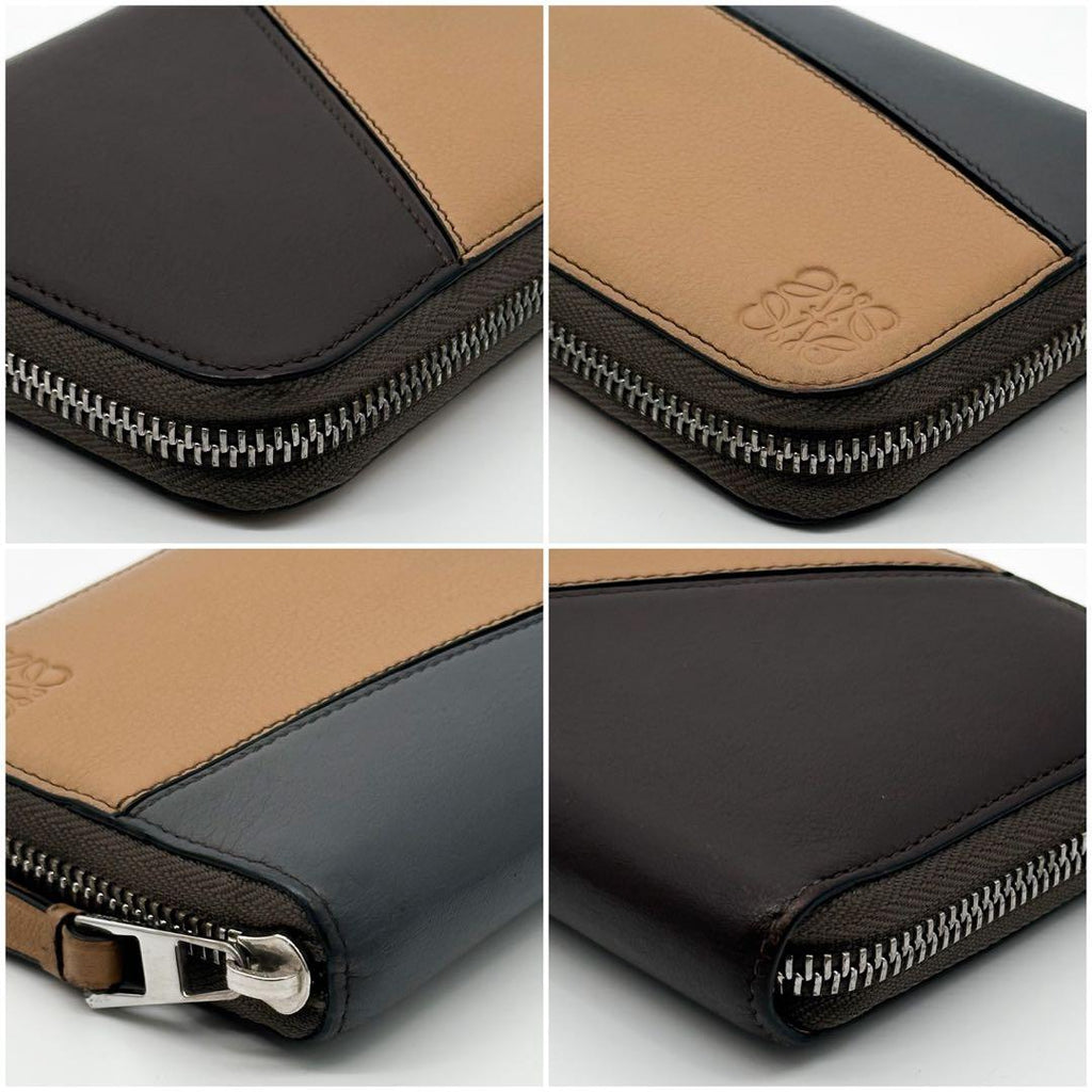 Loewe Puzzle Anagram Zip Around Wallet Leather — view 5