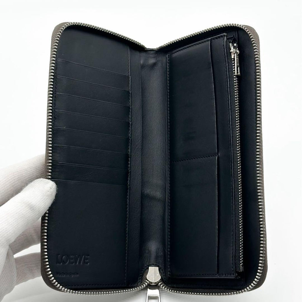 Loewe Puzzle Anagram Zip Around Wallet Leather — view 6