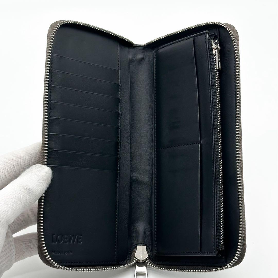 Loewe Puzzle Anagram Zip Around Wallet Leather — view 6