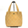 Chanel Wild Stitch Mini Tote Beige