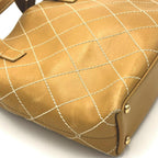Chanel Wild Stitch Mini Tote Beige — view 8