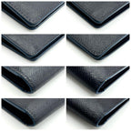 Louis Vuitton Taiga Portefeuille Brazza NM Navy Wallet — view 8