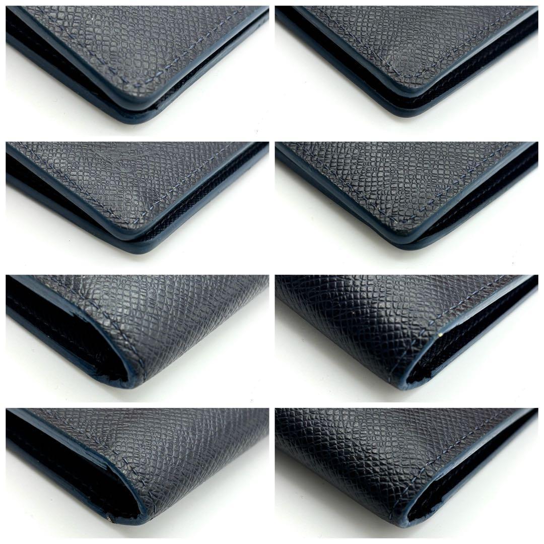 Louis Vuitton Taiga Portefeuille Brazza NM Navy Wallet — view 8