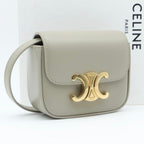 Celine Mini Claude Shoulder Bag Triomphe Khaki