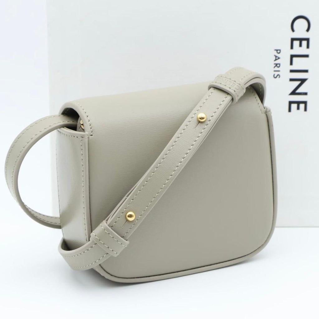 Celine Mini Claude Shoulder Bag Triomphe Khaki — view 2