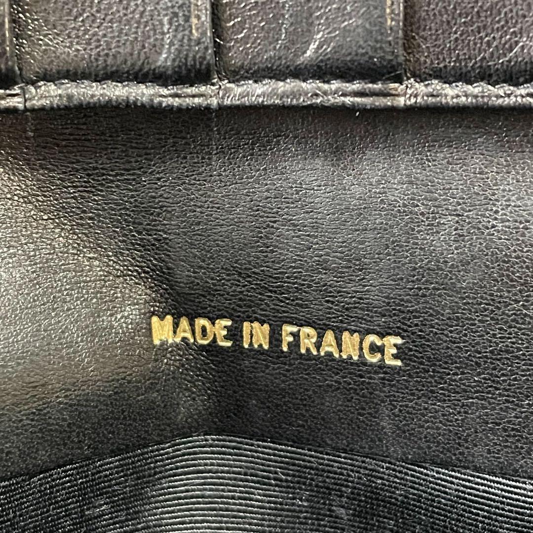 Chanel Lambskin Bicolor Quilted Wallet Kiss Lock CC Logo Black — view 9
