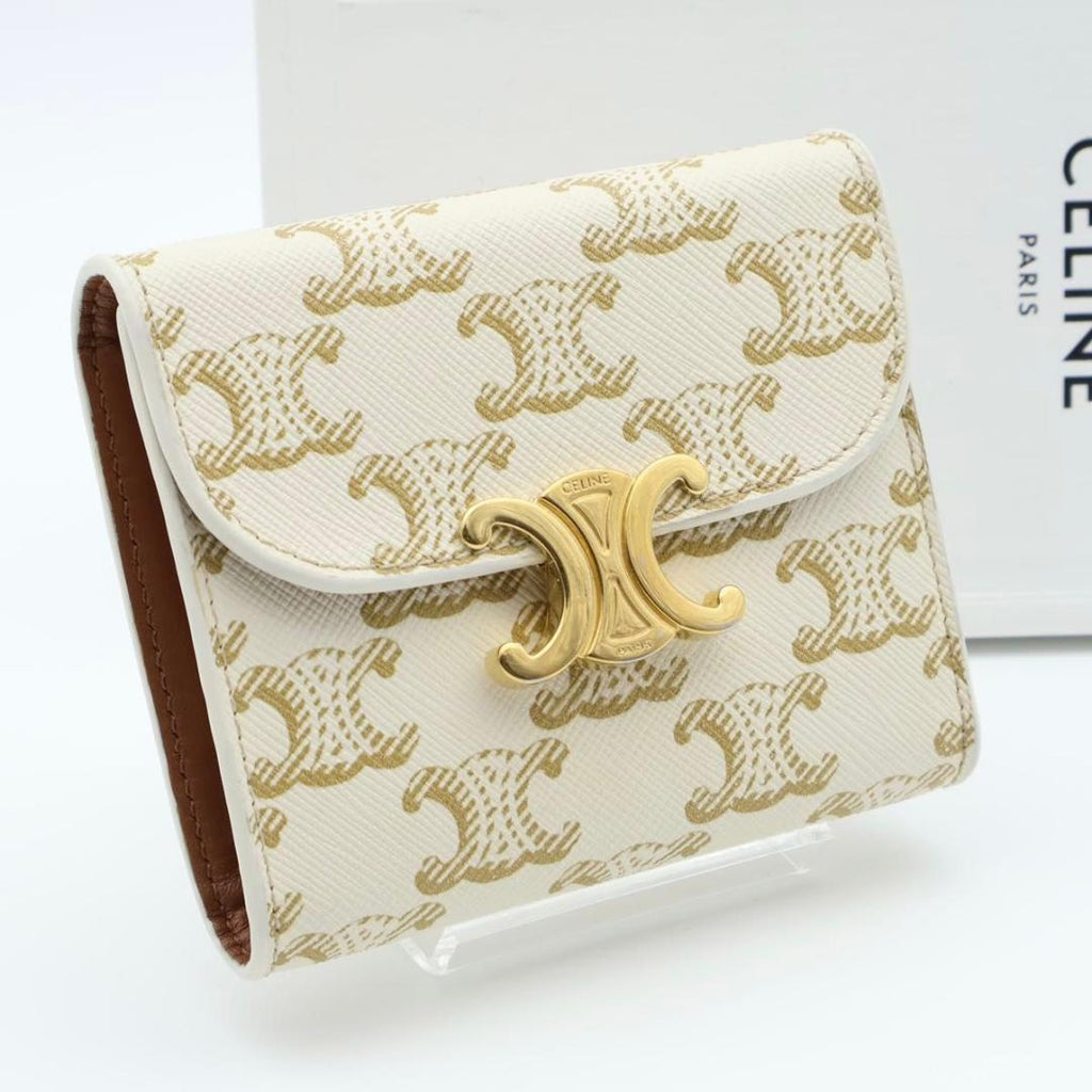 Celine Small Flap Wallet Trifold Triomphe