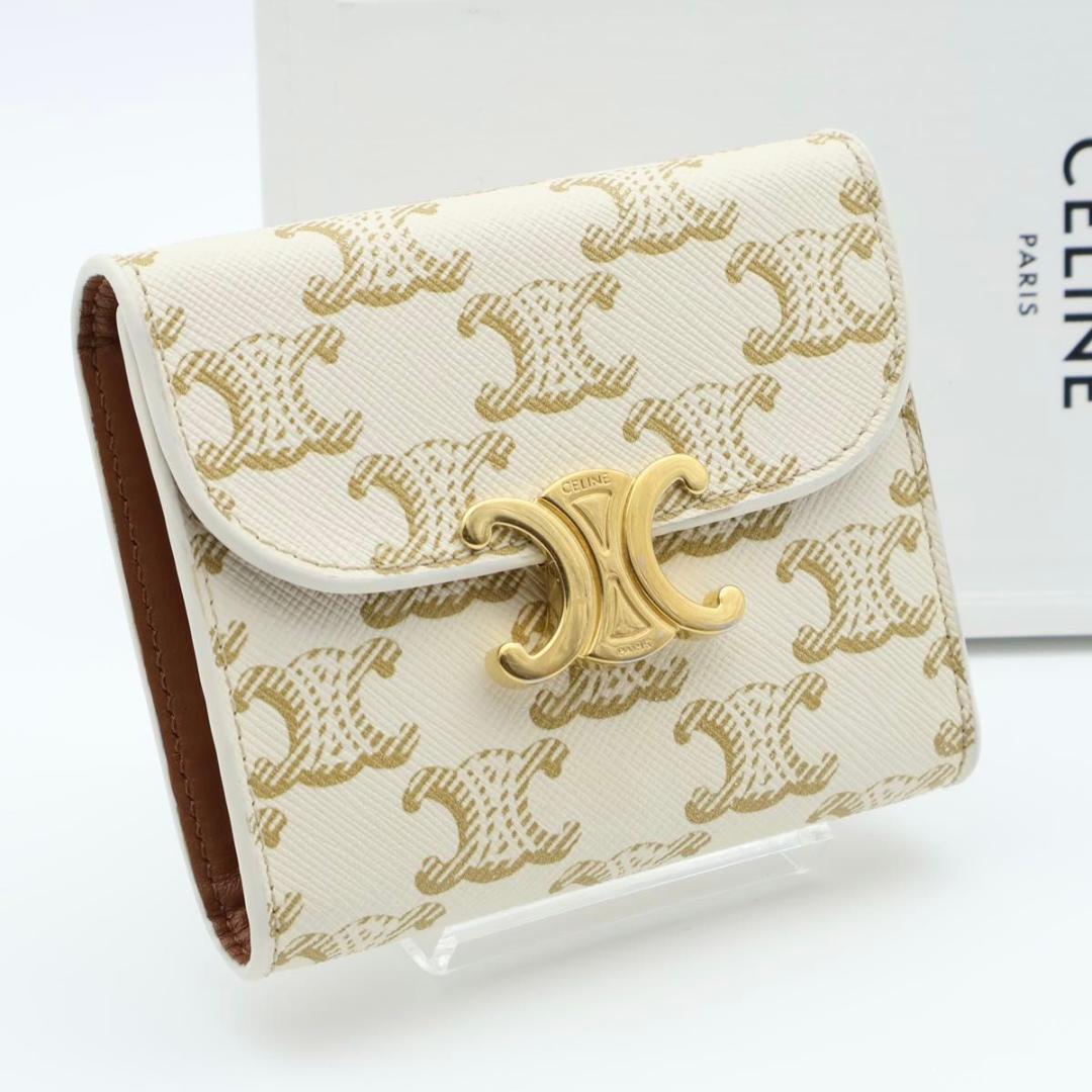 Celine Small Flap Wallet Trifold Triomphe