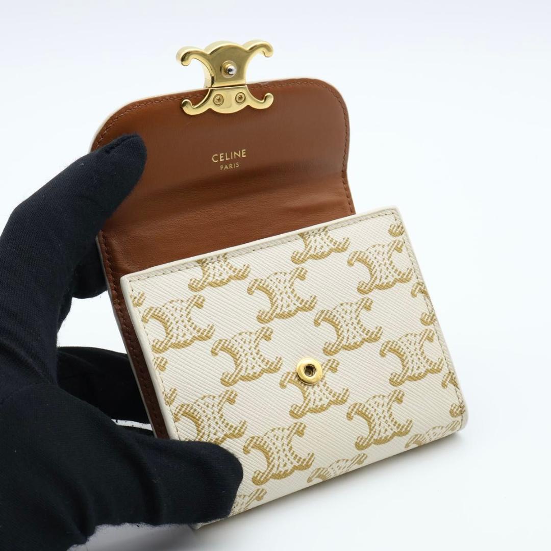 Celine Small Flap Wallet Trifold Triomphe — view 2