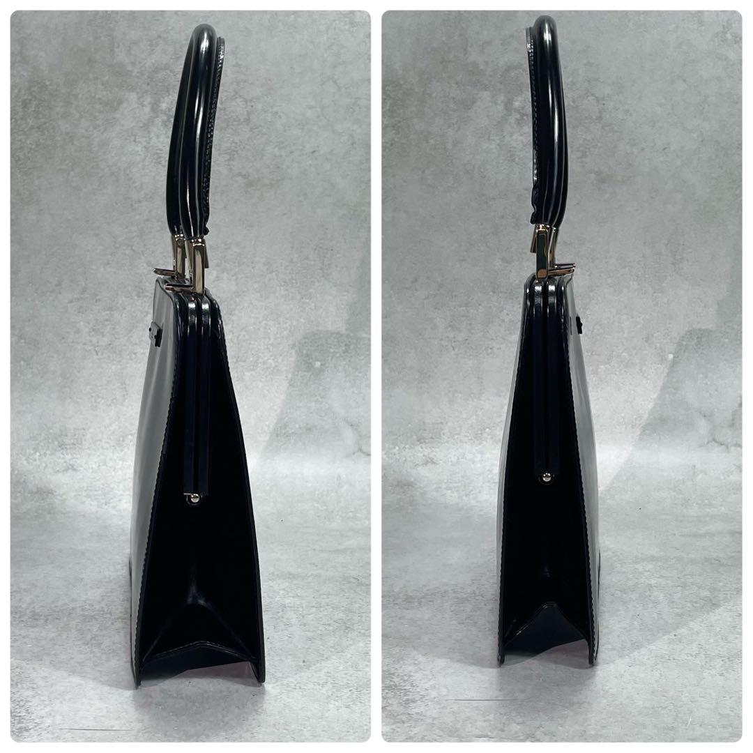 Gucci Handbag Black Gold Leather — view 7