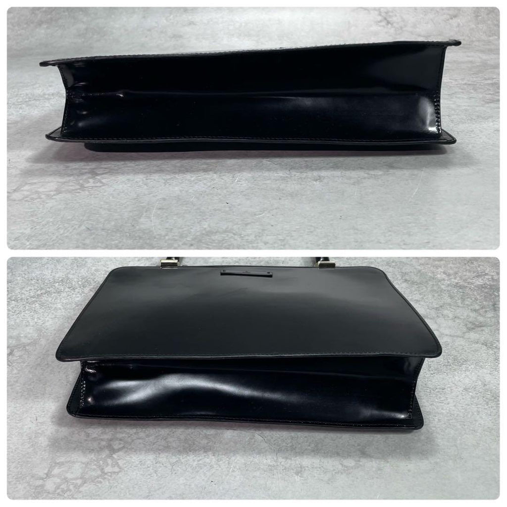 Gucci Handbag Black Gold Leather — view 8