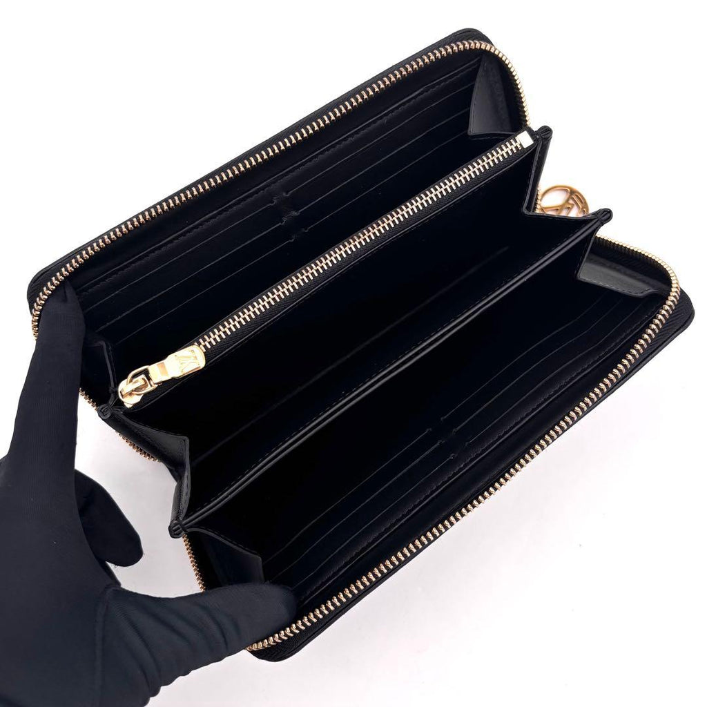 Louis Vuitton Monogram Cousin Zippy Wallet Noir — view 3