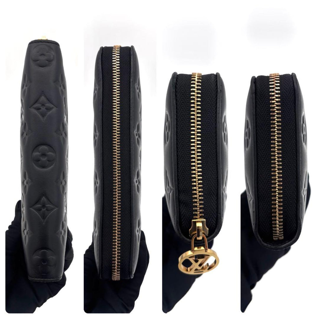 Louis Vuitton Monogram Cousin Zippy Wallet Noir — view 7