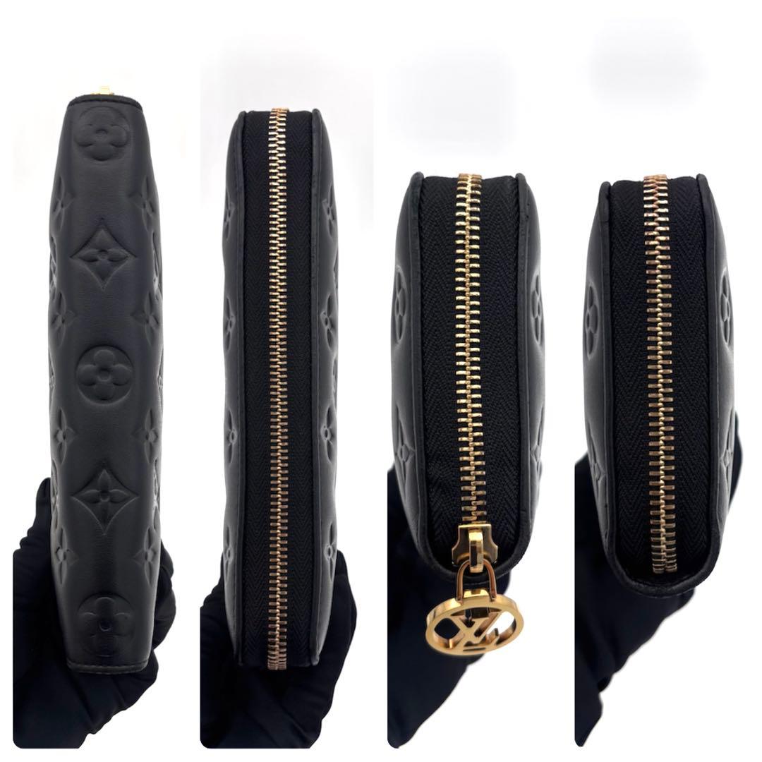 Louis Vuitton Monogram Cousin Zippy Wallet Noir — view 7