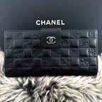 Chanel Wallet Icon Line Lambskin Hook