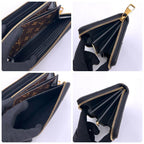 Louis Vuitton Monogram Zippy Wallet Retiro Black — view 6
