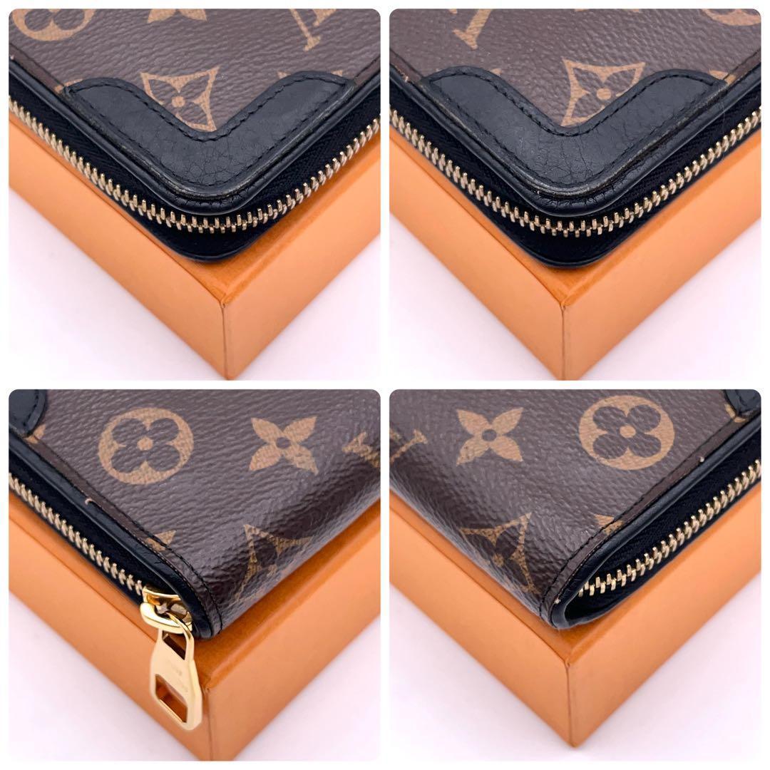 Louis Vuitton Monogram Zippy Wallet Retiro Black — view 9