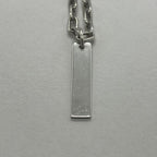 Gucci Bar Plate Roulis Chain Necklace — view 3