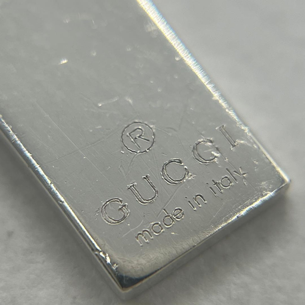 Gucci Bar Plate Roulis Chain Necklace — view 7