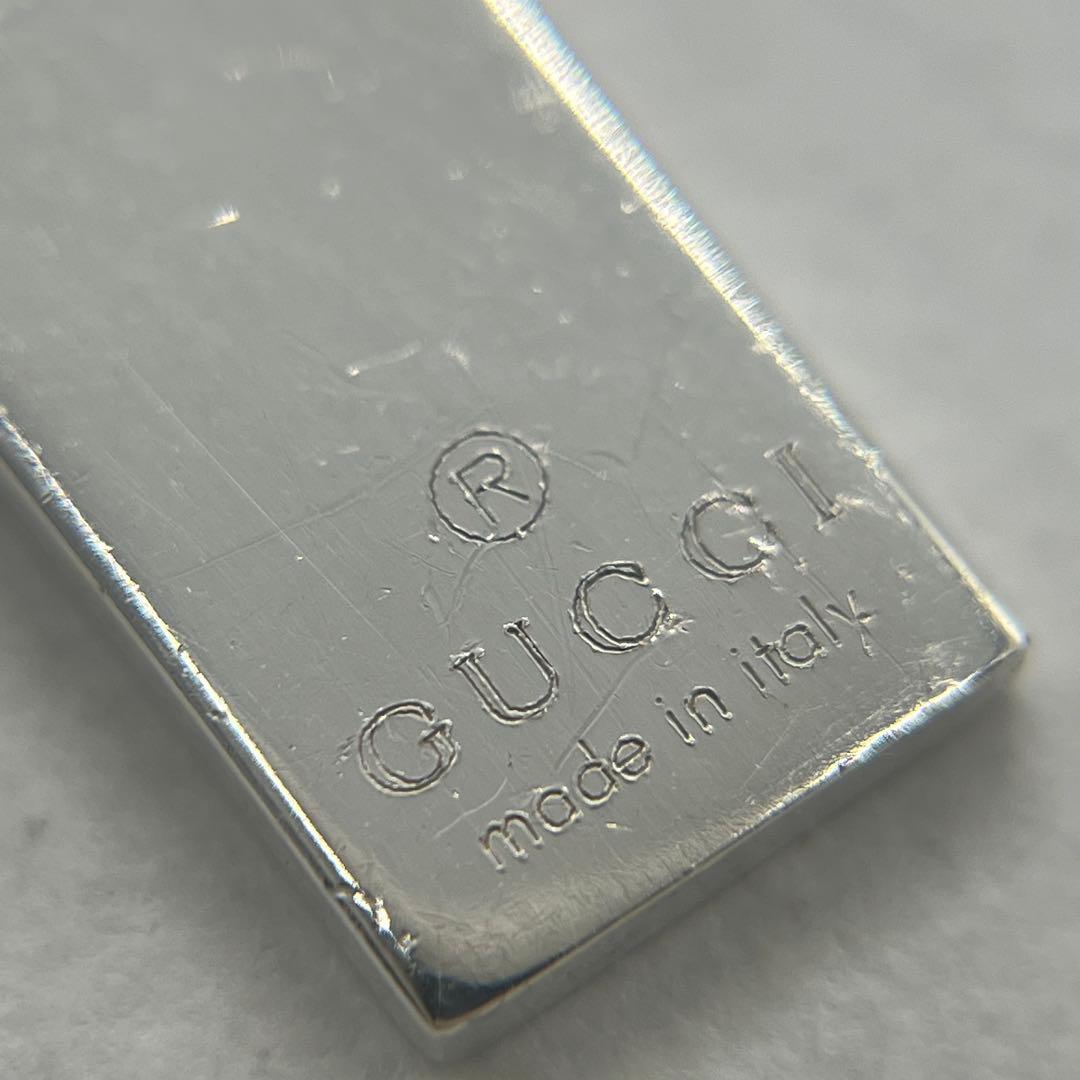 Gucci Bar Plate Roulis Chain Necklace — view 7
