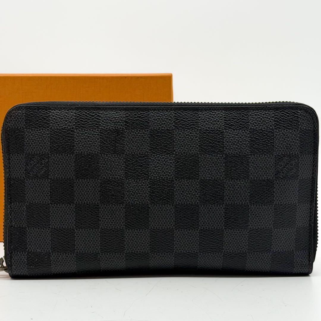 Louis Vuitton Zippy Organizer Damier Graphite Round Wallet — view 2