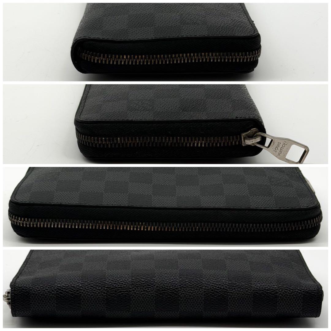 Louis Vuitton Zippy Organizer Damier Graphite Round Wallet — view 4