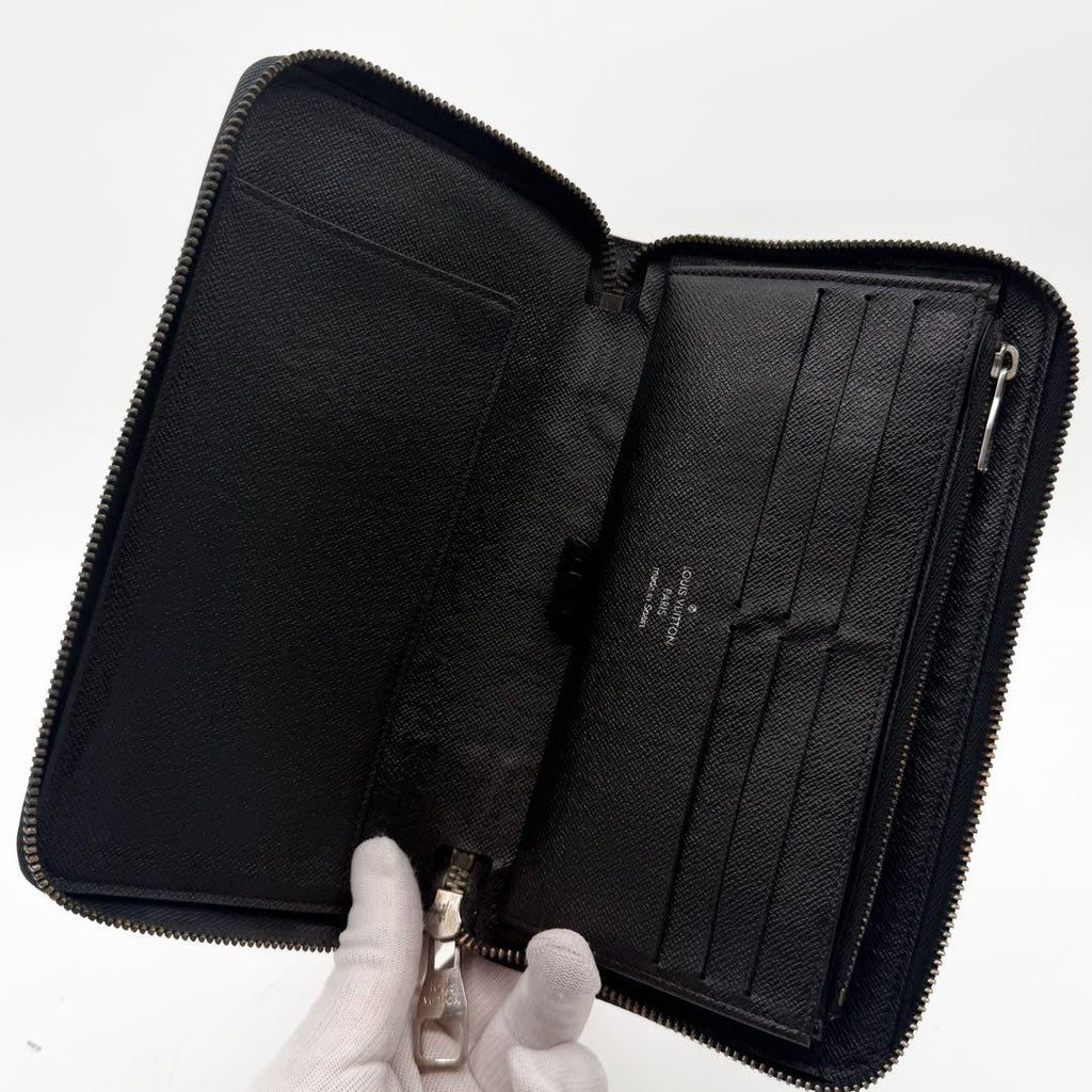 Louis Vuitton Zippy Organizer Damier Graphite Round Wallet — view 6