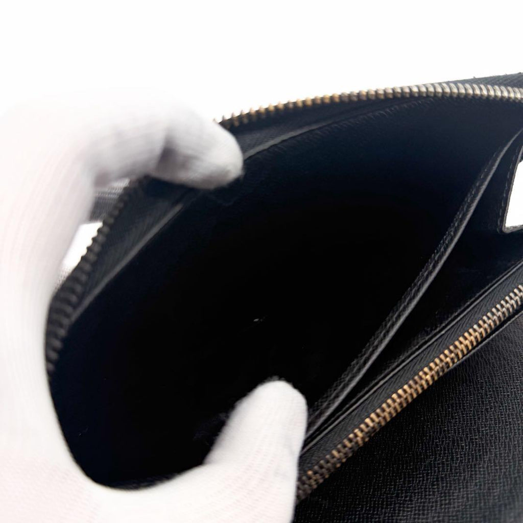 Louis Vuitton Zippy Organizer Damier Graphite Round Wallet — view 8