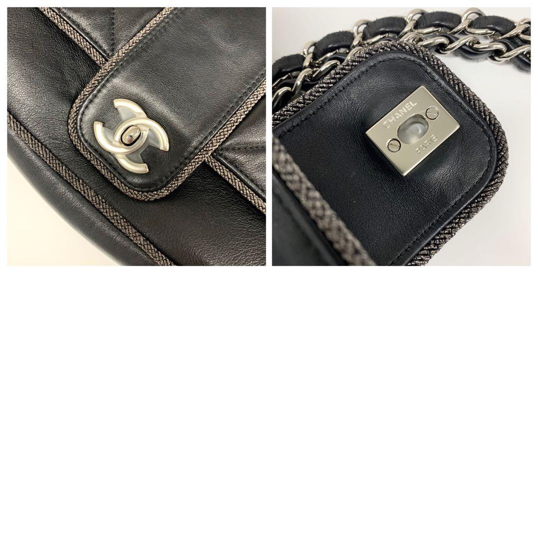 Chanel Quilted Lambskin Turnlock Shoulder Bag
