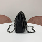 Chanel Quilted Lambskin Turnlock Shoulder Bag