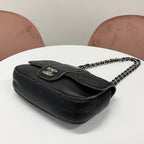 Chanel Quilted Lambskin Turnlock Shoulder Bag