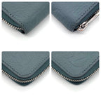 Louis Vuitton Taurillon Monogram Zippy Horizontal Misty Lake Wallet — view 8