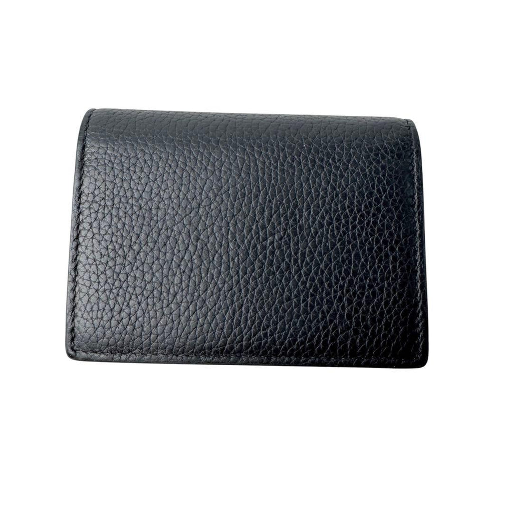 Dior Business Card Holder Leather Black — view 3