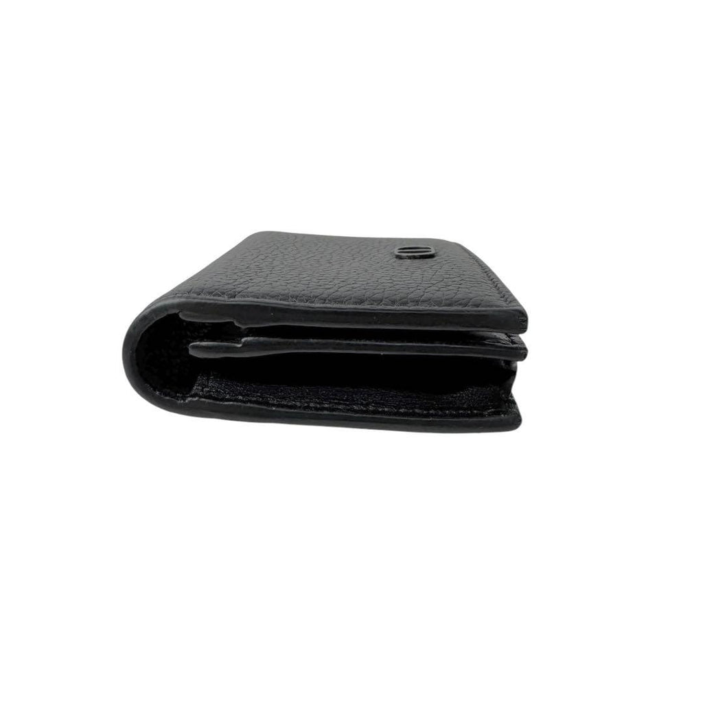 Dior Business Card Holder Leather Black — view 4