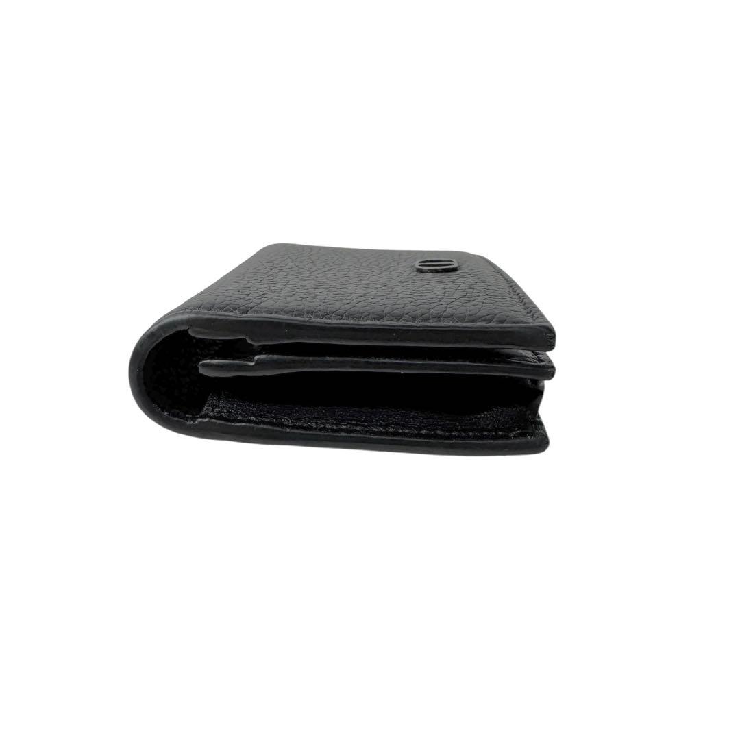 Dior Business Card Holder Leather Black — view 4