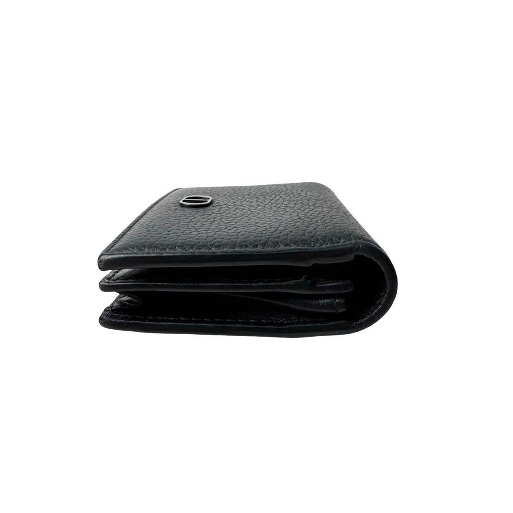 Dior Business Card Holder Leather Black — view 5