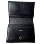 Dior Business Card Holder Leather Black — view 7