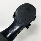 Hermes Oasis Suede Studded Sandals Multicolor — view 8