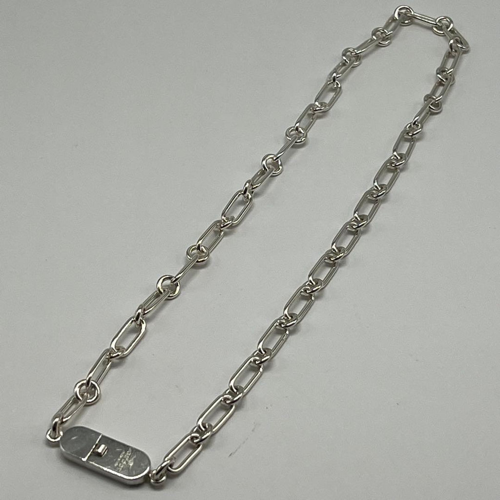 Gucci Oval Link Necklace Vintage — view 2