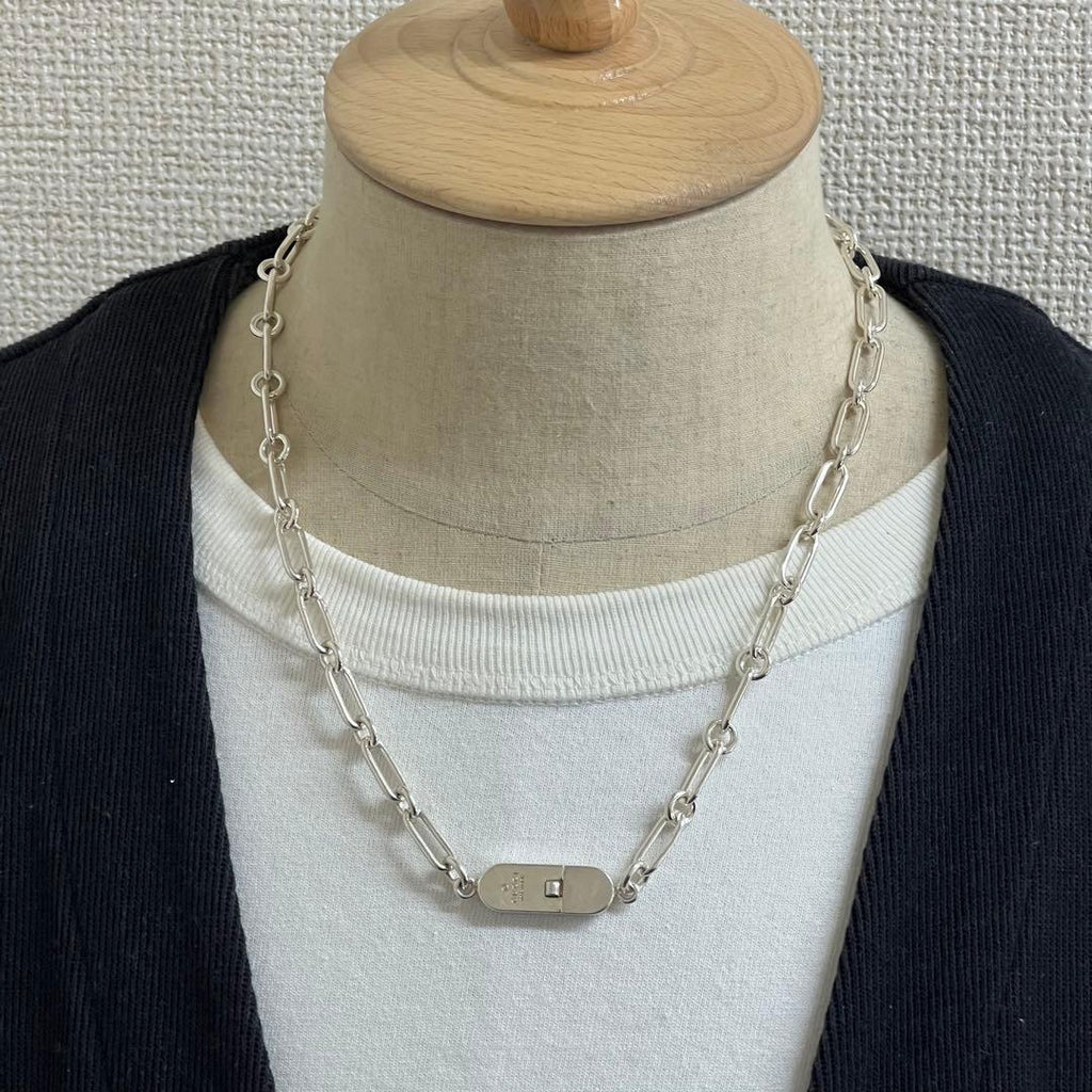 Gucci Oval Link Necklace Vintage — view 8