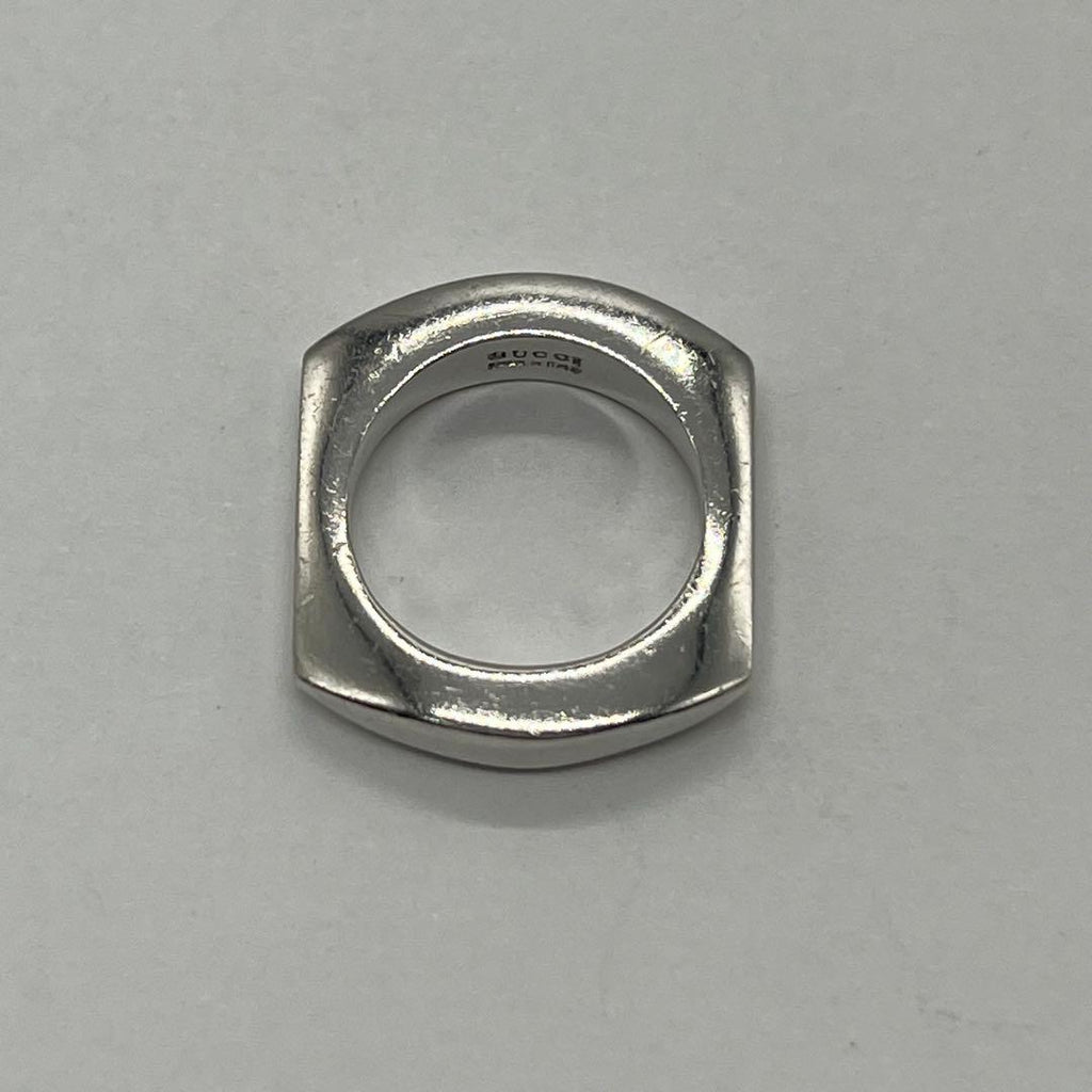 Gucci Nut Square Ring Vintage