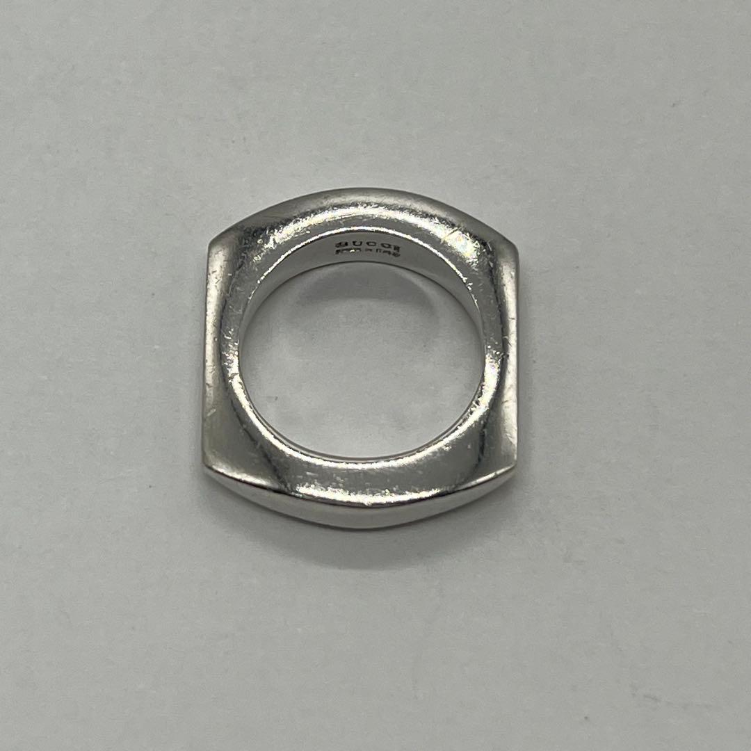 Gucci Nut Square Ring Vintage