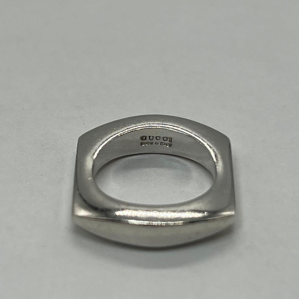 Gucci Nut Square Ring Vintage