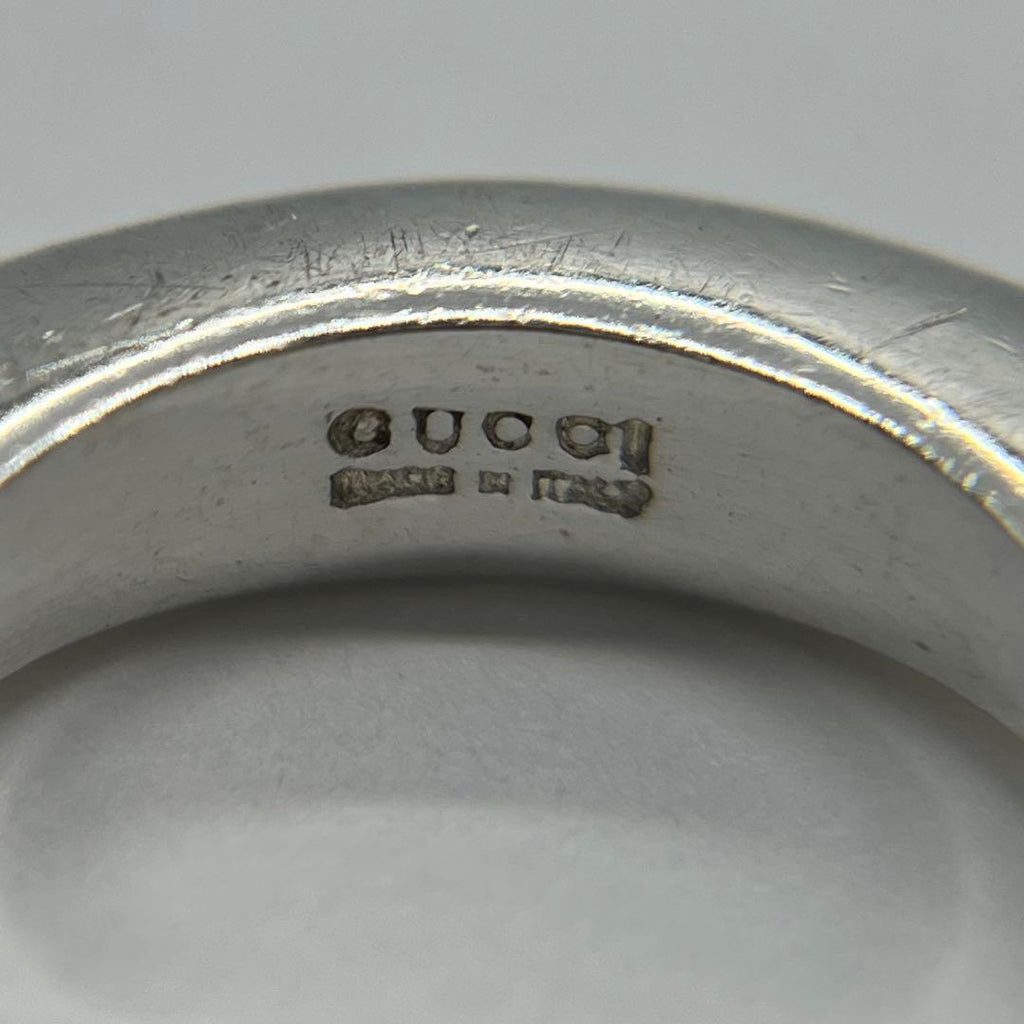 Gucci Nut Square Ring Vintage