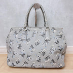 Prada Saffiano Galleria 2-Way Tote Floral Pattern — view 3