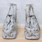 Prada Saffiano Galleria 2-Way Tote Floral Pattern — view 4