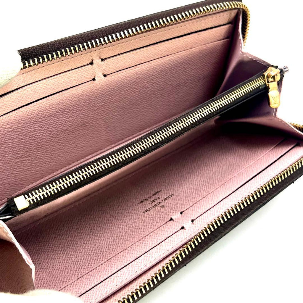 Louis Vuitton Portefeuille Clemence Rose Valley Monogram Wallet — view 9